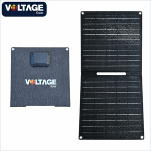 Mini Panel Solar Plegable 15w USB C + USB A - VOLTAGE Paraguay