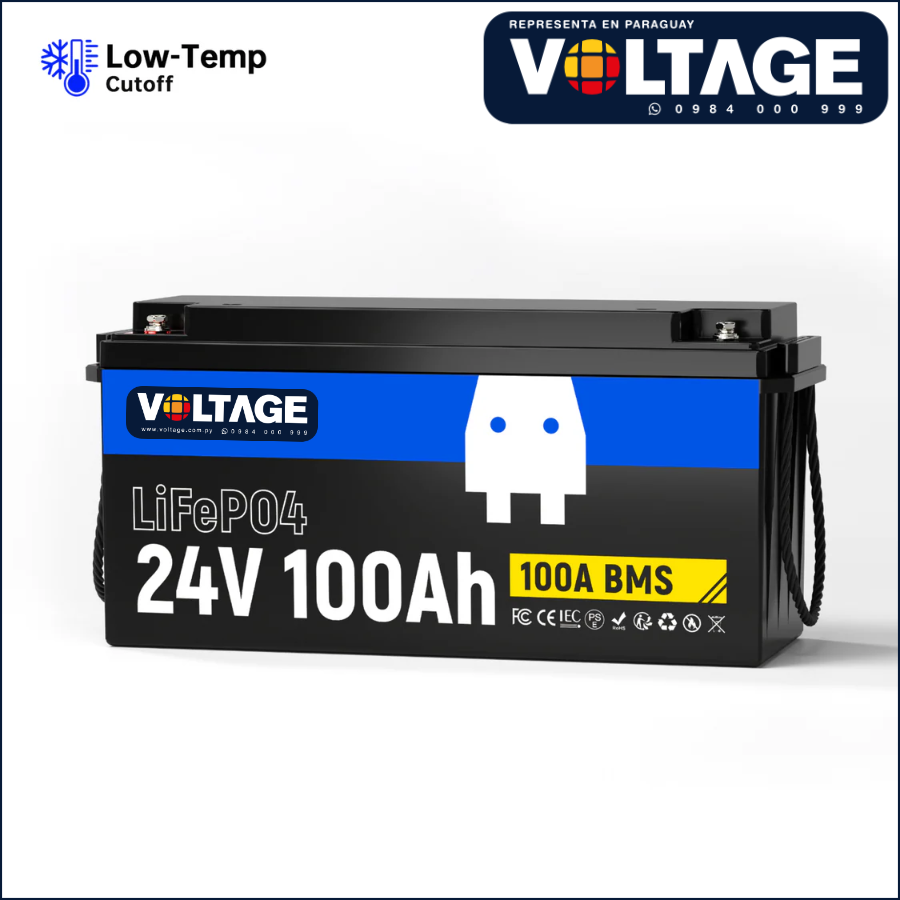 Bateria LiFePO4 Paraguay 24v100ah